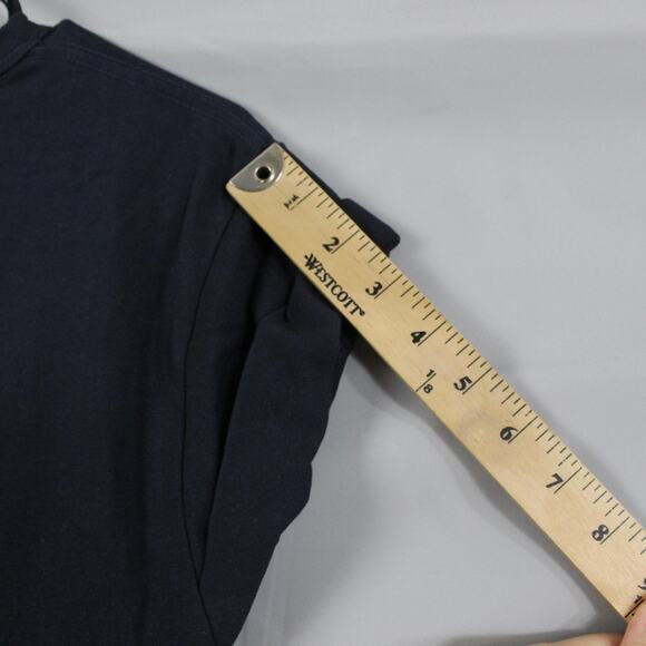 La Ligne Dress Small Andie Midnight A Line Maxi Navy Blue Crewneck Luxury Casual - Picture 12 of 13